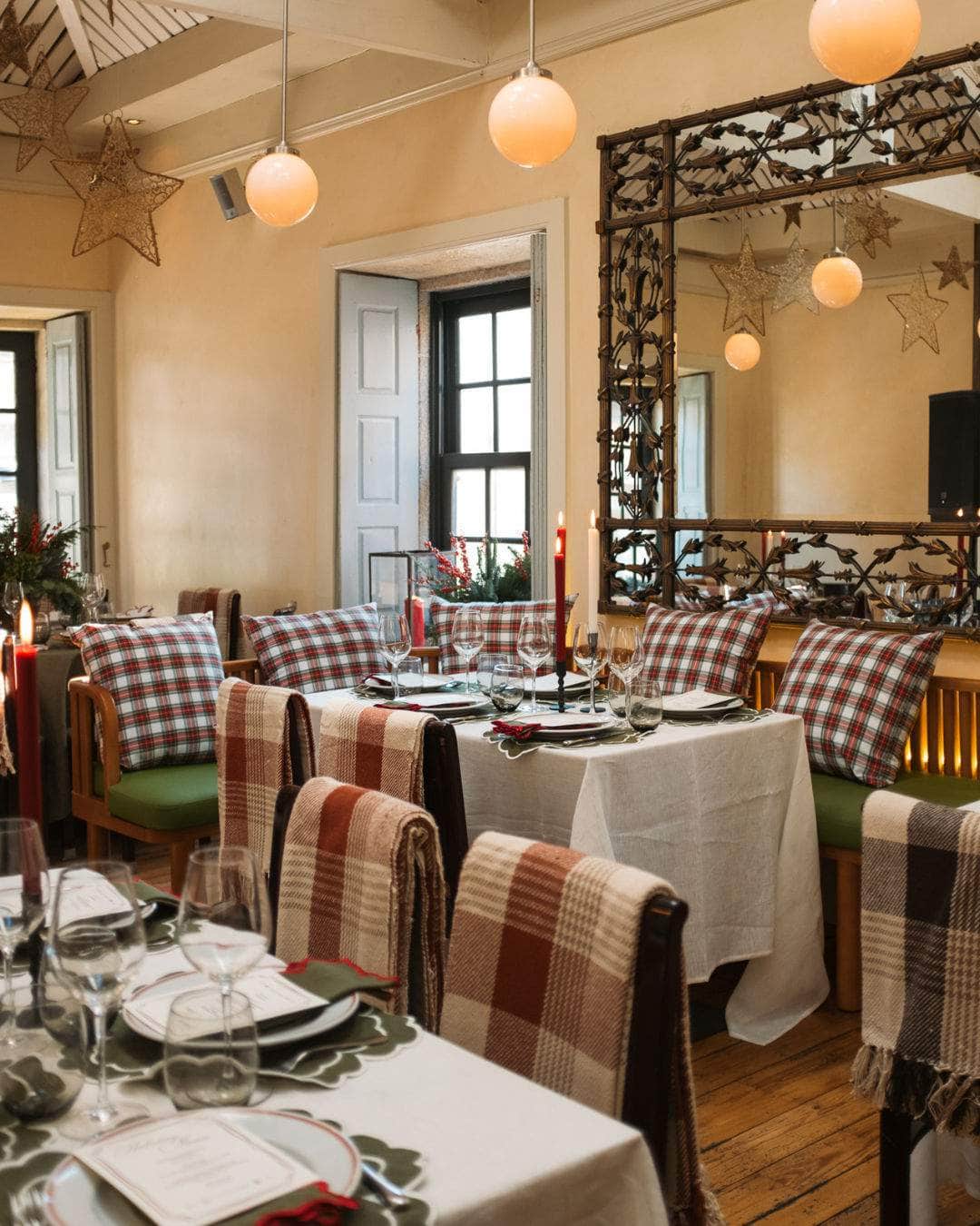 Scottish Throw, Terracotta, Beige and Off-White