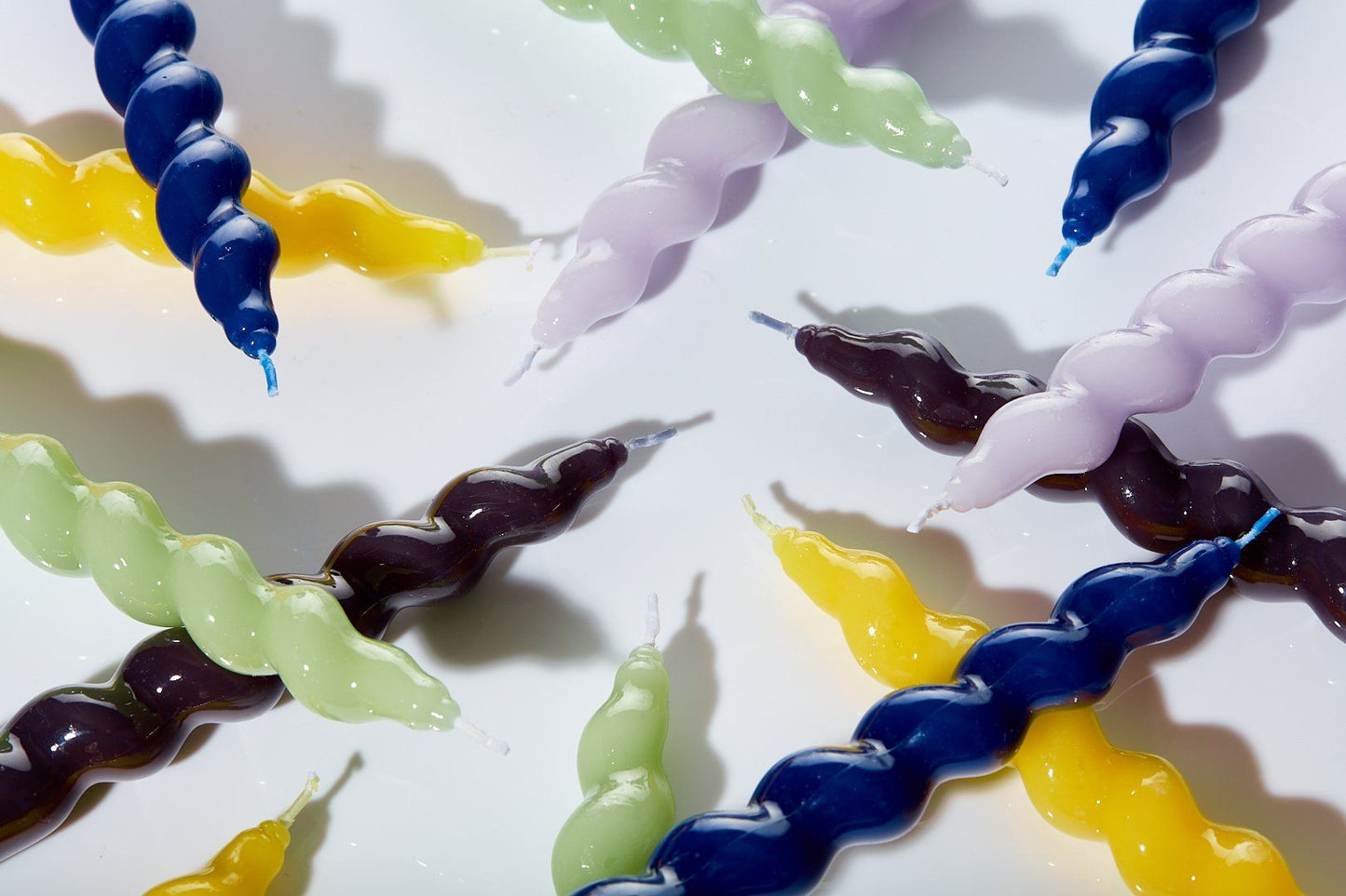 Spiral Taper Candle | Yellow