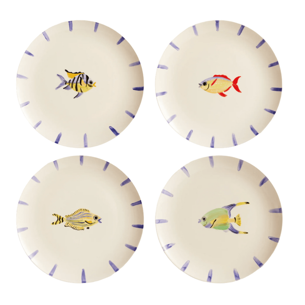 Under The Sea 4 Plates | Set of 4