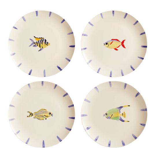 Under The Sea 4 Plates | Set of 4