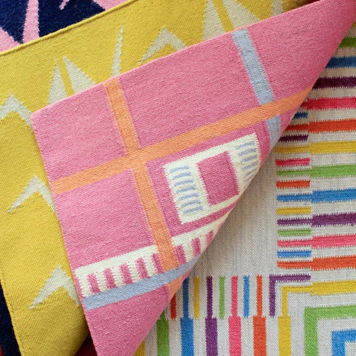 Labourdonnais Flatweave Rug - Pink