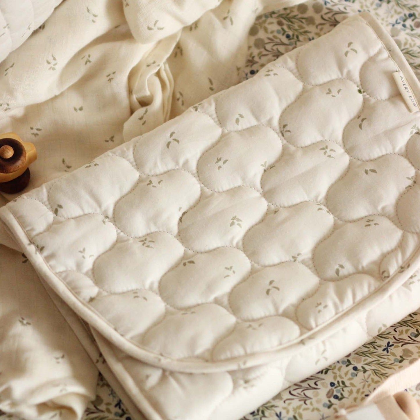 Changing Basket Cotton Liner - Nettle