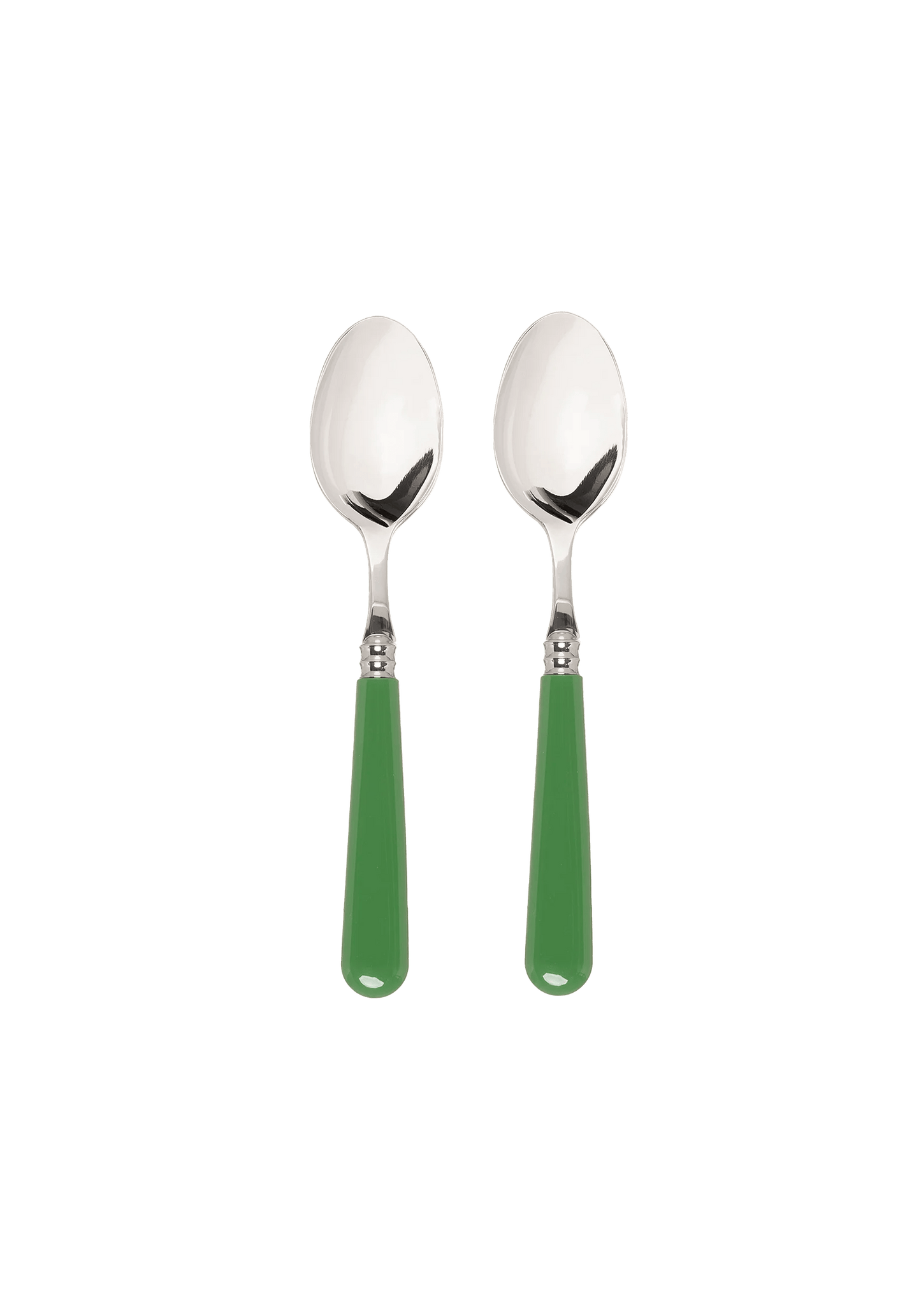 Green Set of 2 Teaspoons