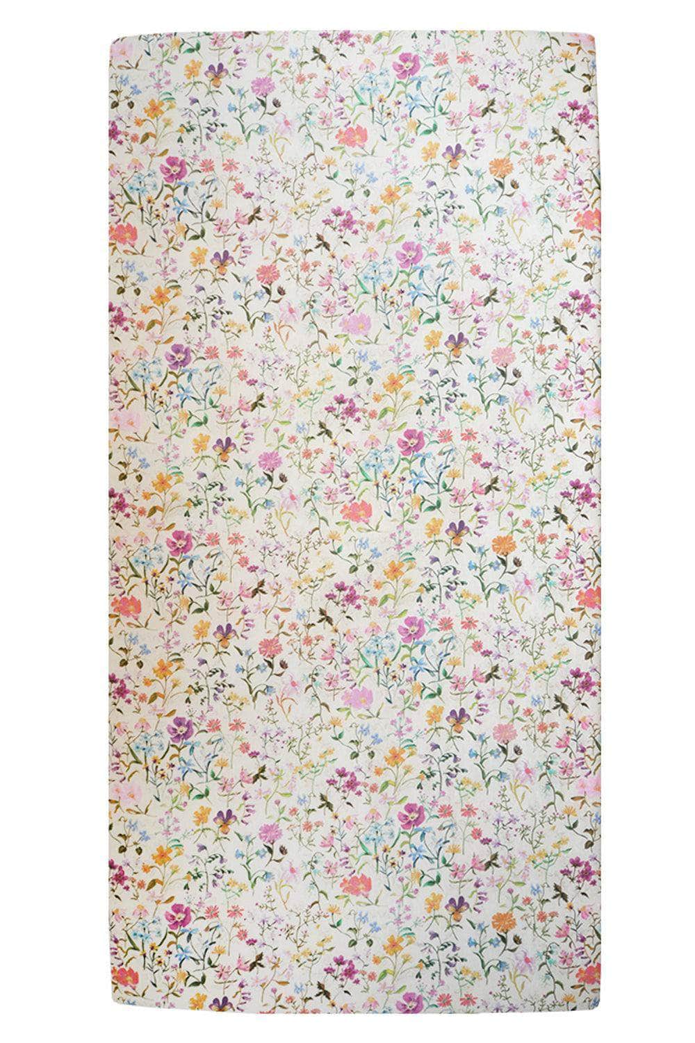 Fitted Sheet Made With Liberty Fabric Linen Garden