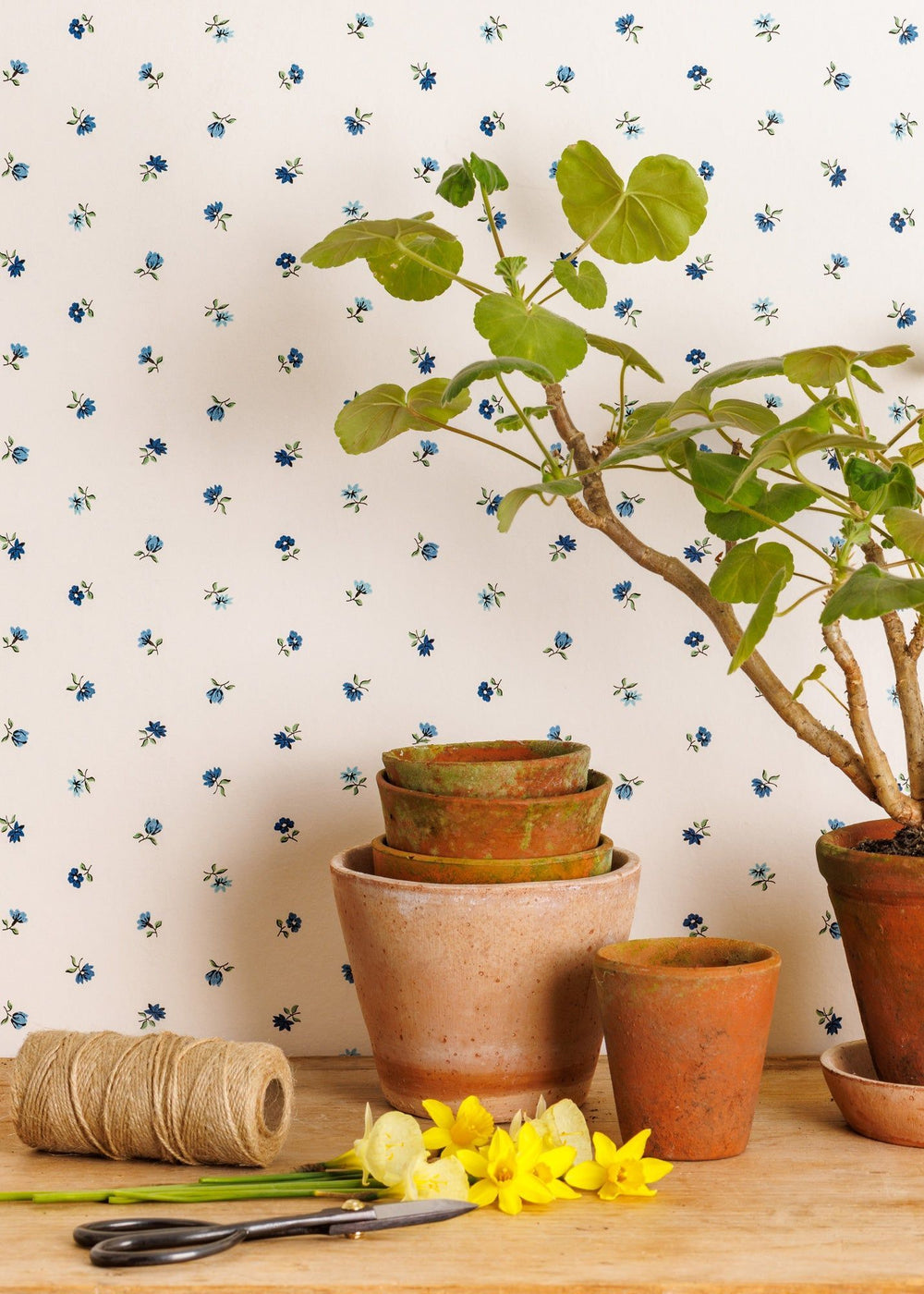 Petites Fleurs Wallpaper - Delft