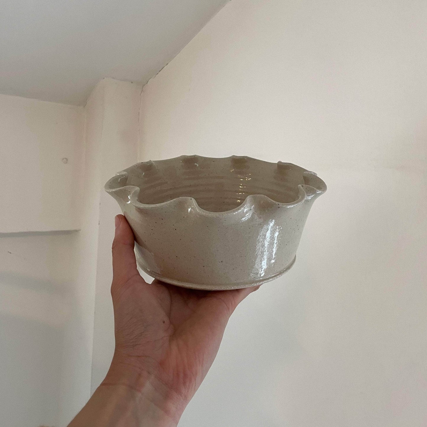 Frilly Dog Bowl