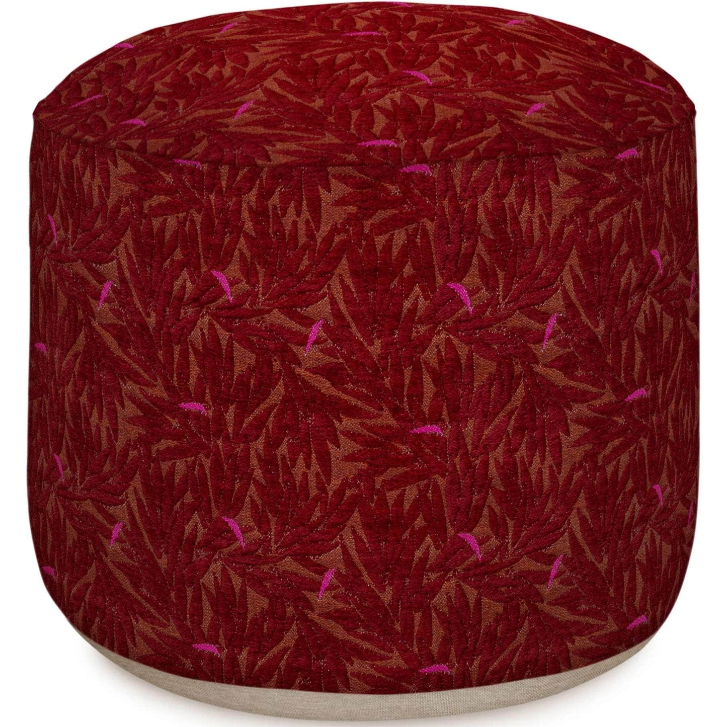 Outdoor Pouf Yoko Bordeaux & Spice