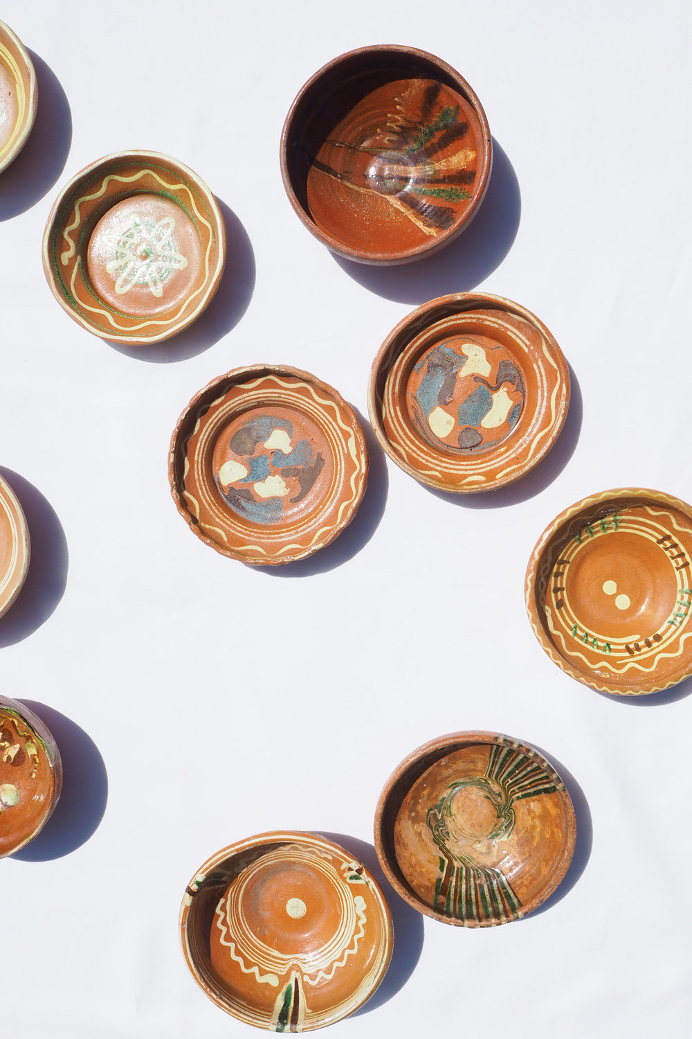 Vintage Romanian Pair of Dishes