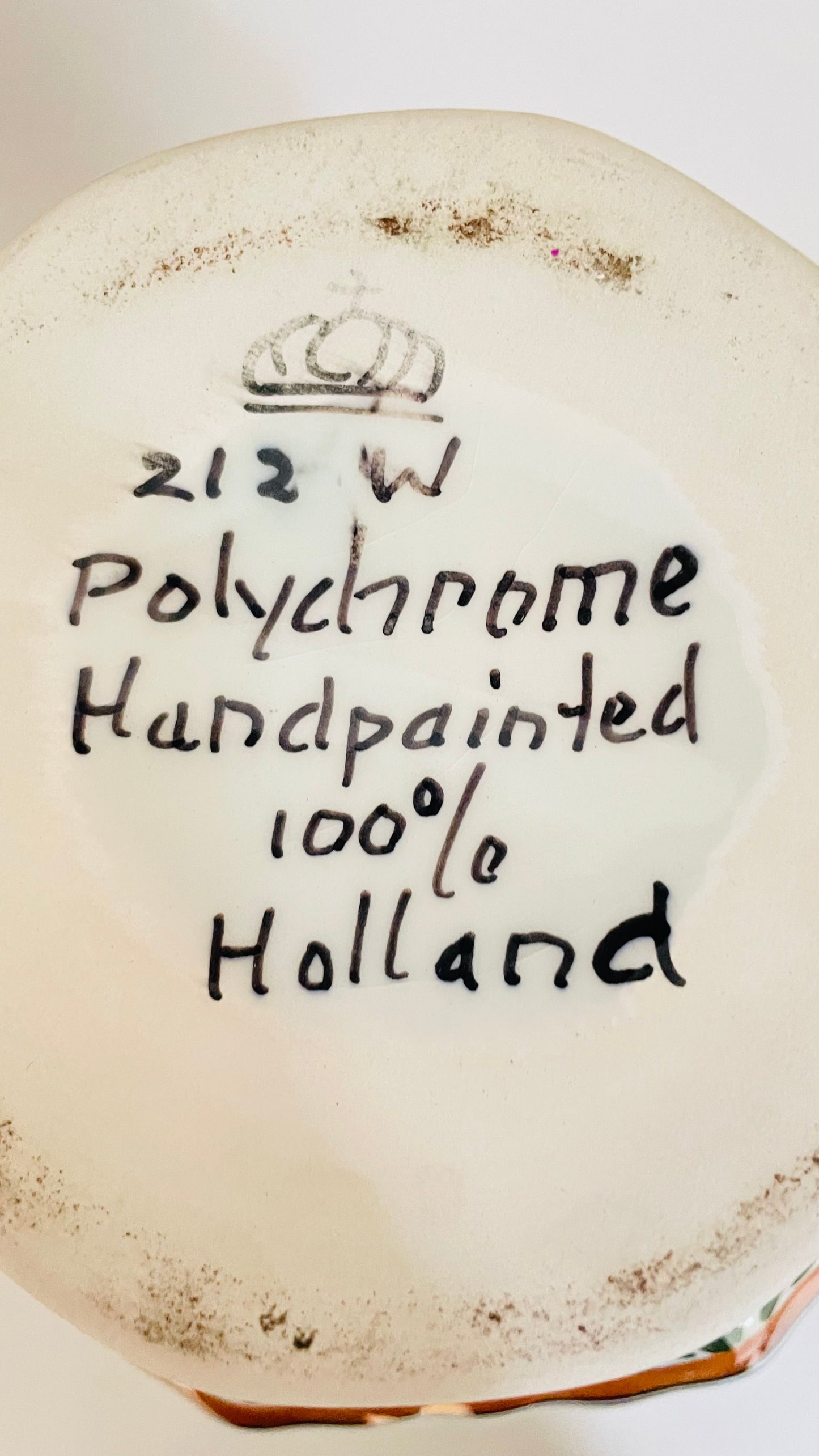 Antique Delft Polychrome Lamp - pre order for mid July