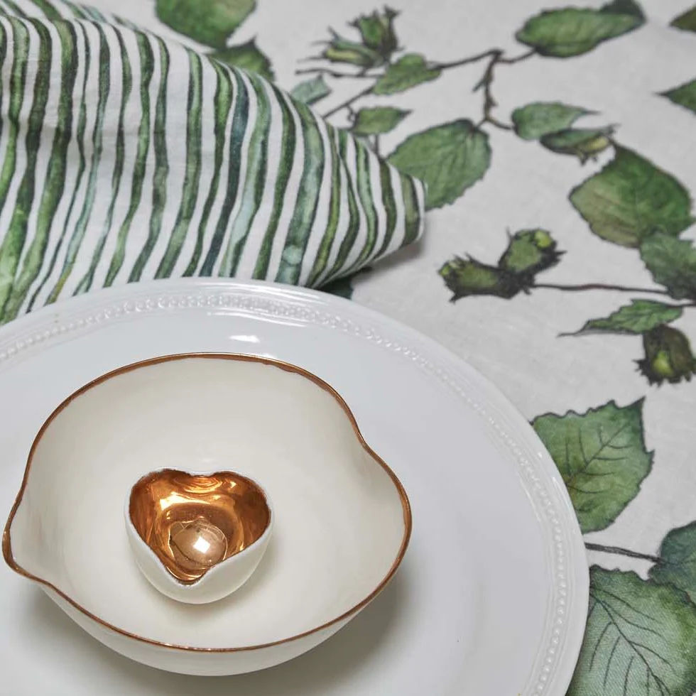 Cobnut Linen Tablecloth