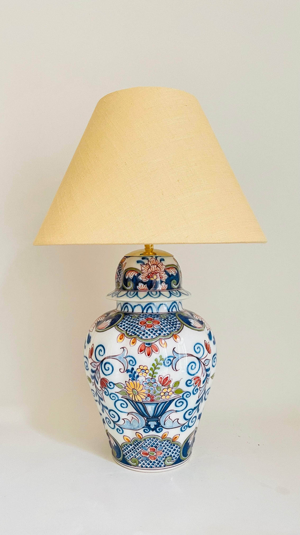 Antique Makkum Jar Lamp