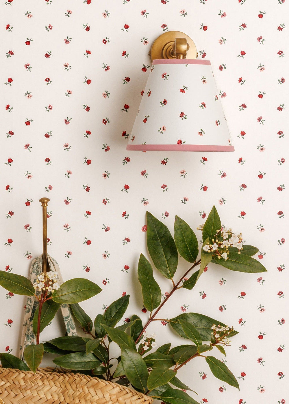 Petites Fleurs Wallpaper - Berry