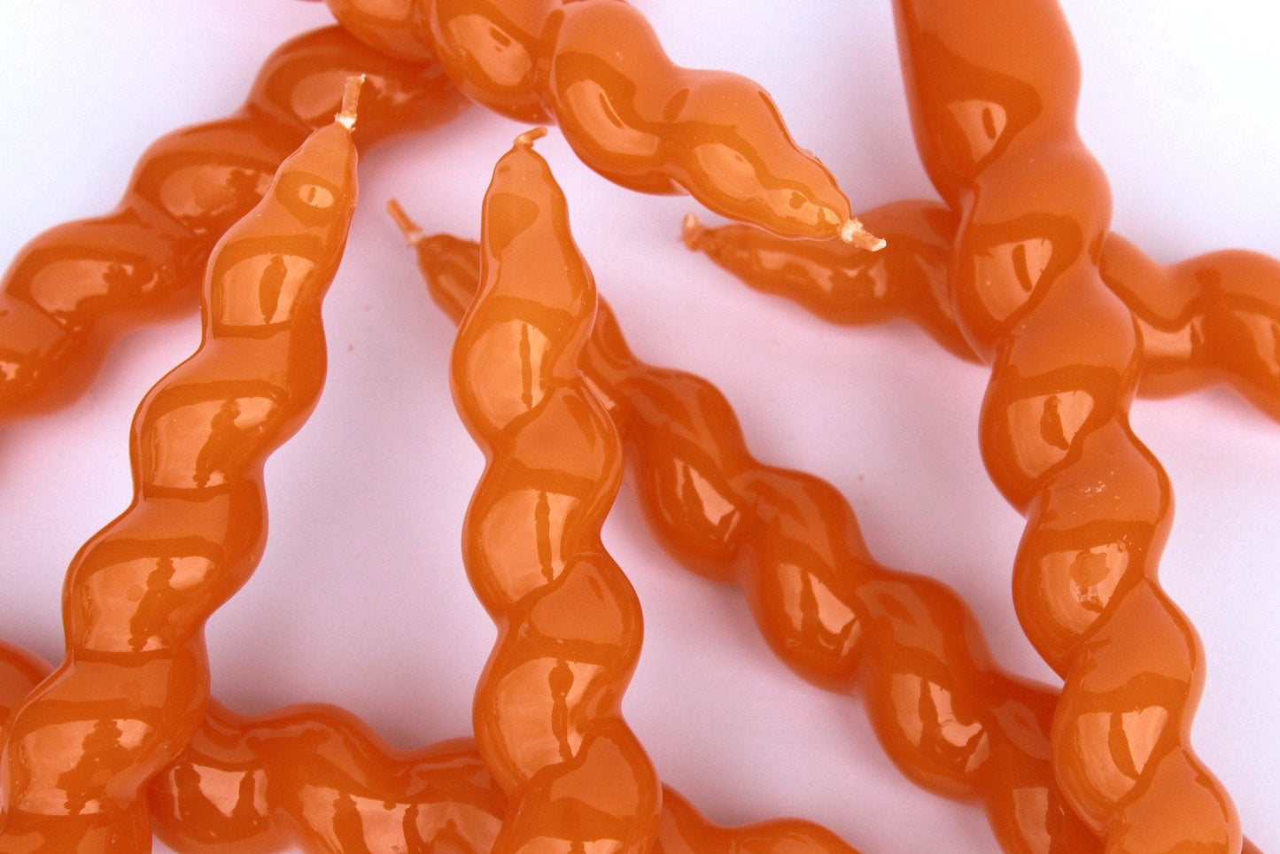 Spiral Taper Candle | Tangerine