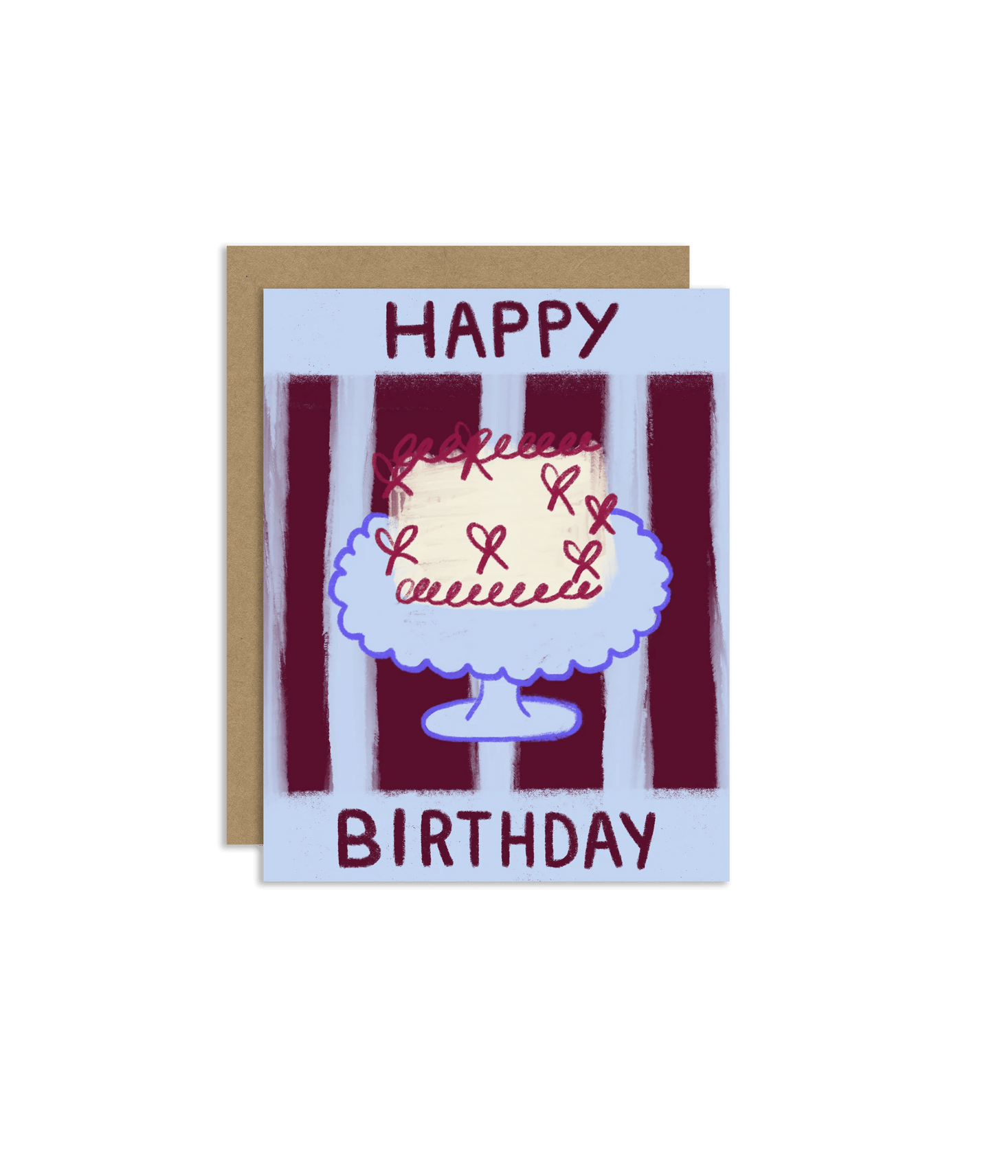 Happy Birthday Cake Greeting Card