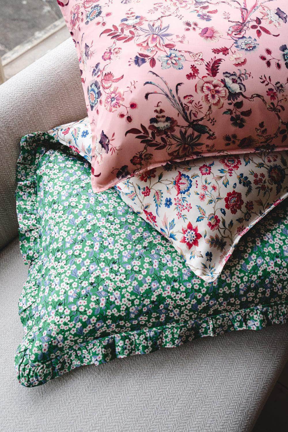 Silk Pillowcase Made With Liberty Fabric Jannah Dusky Pink