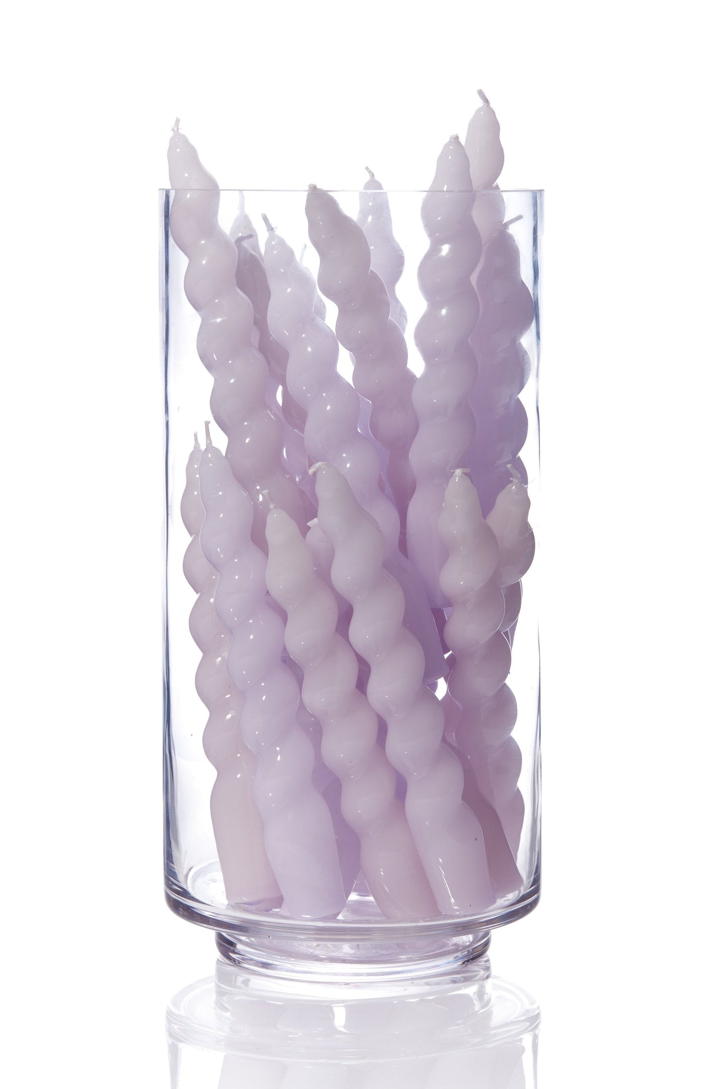 Spiral Taper Candle | Lilac