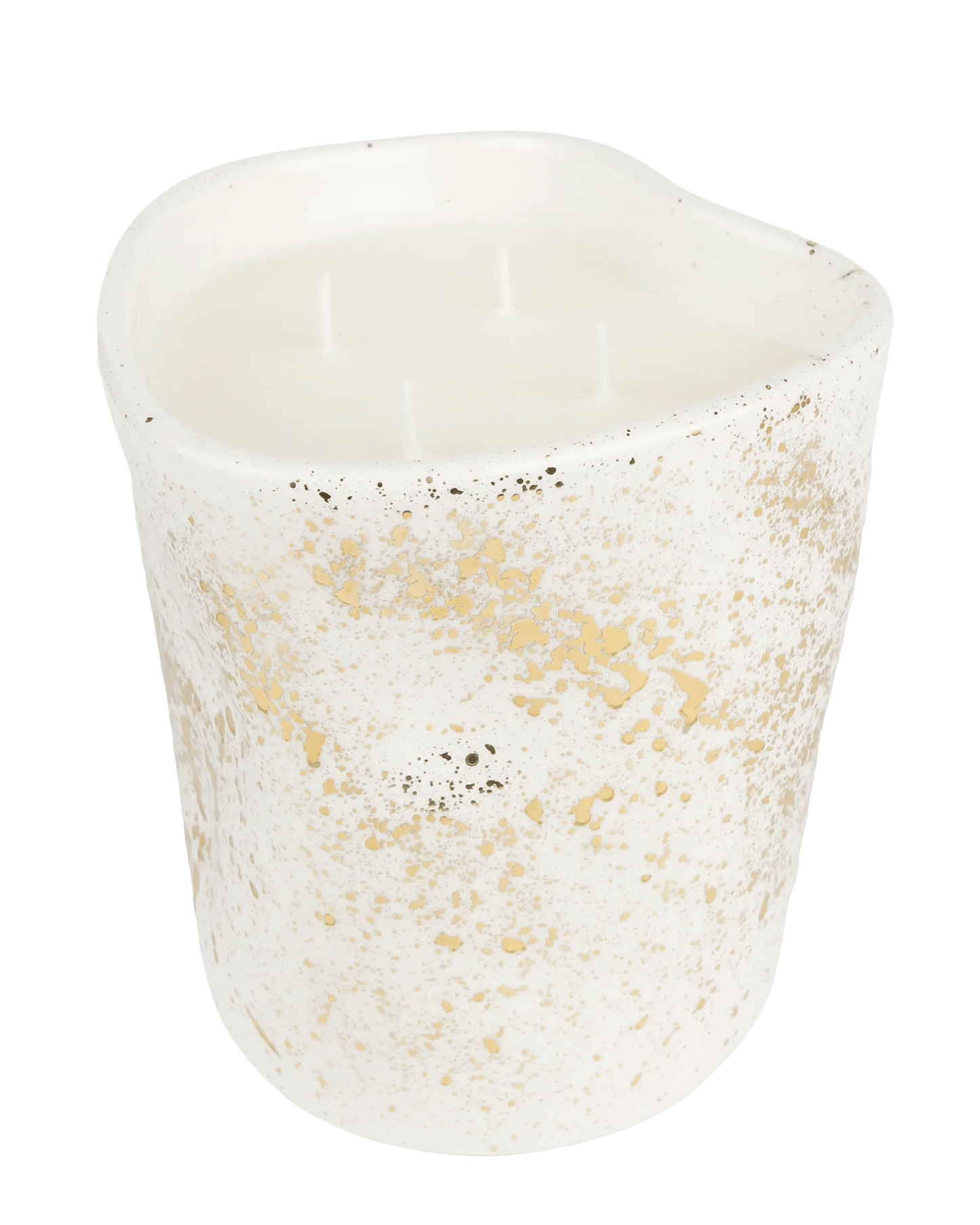 Gold Splatter Candle