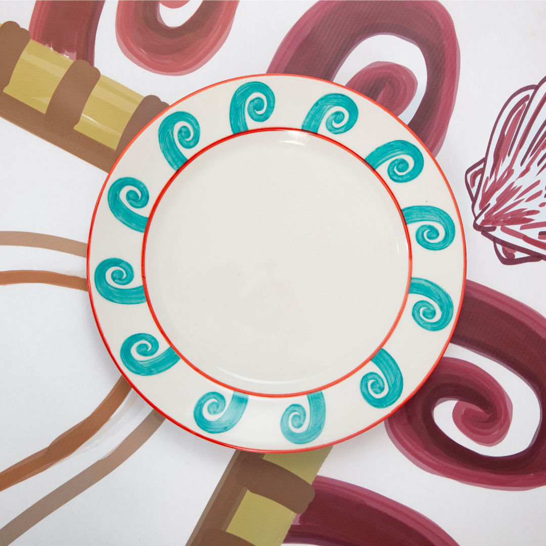 Acqua Sirenus Dinner Plate Set-Of-Two