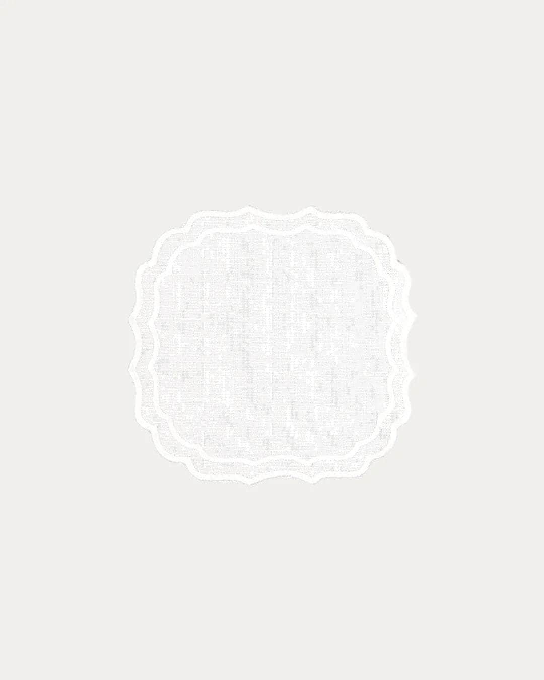 Greta Coaster, White