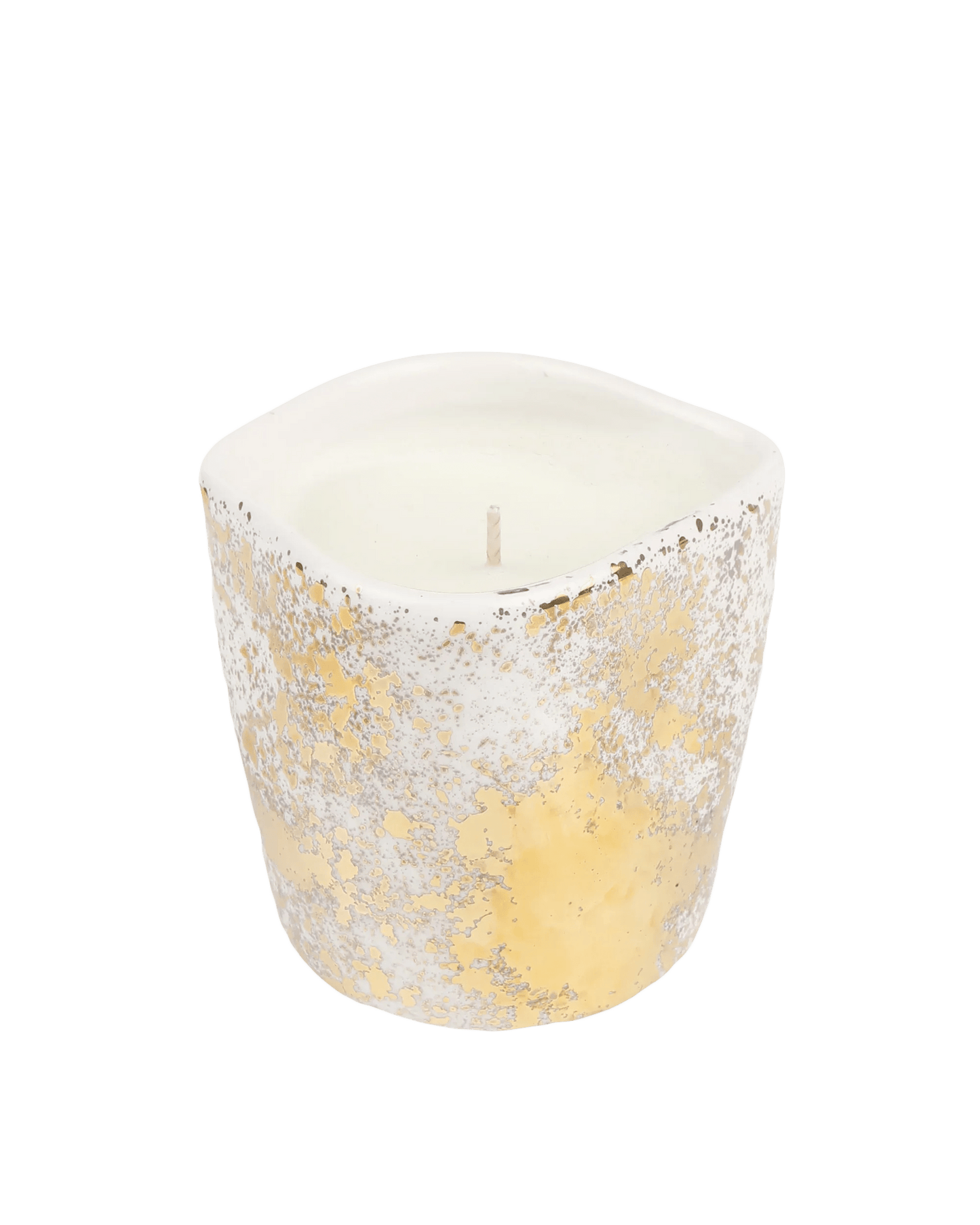 Gold Splatter Candle