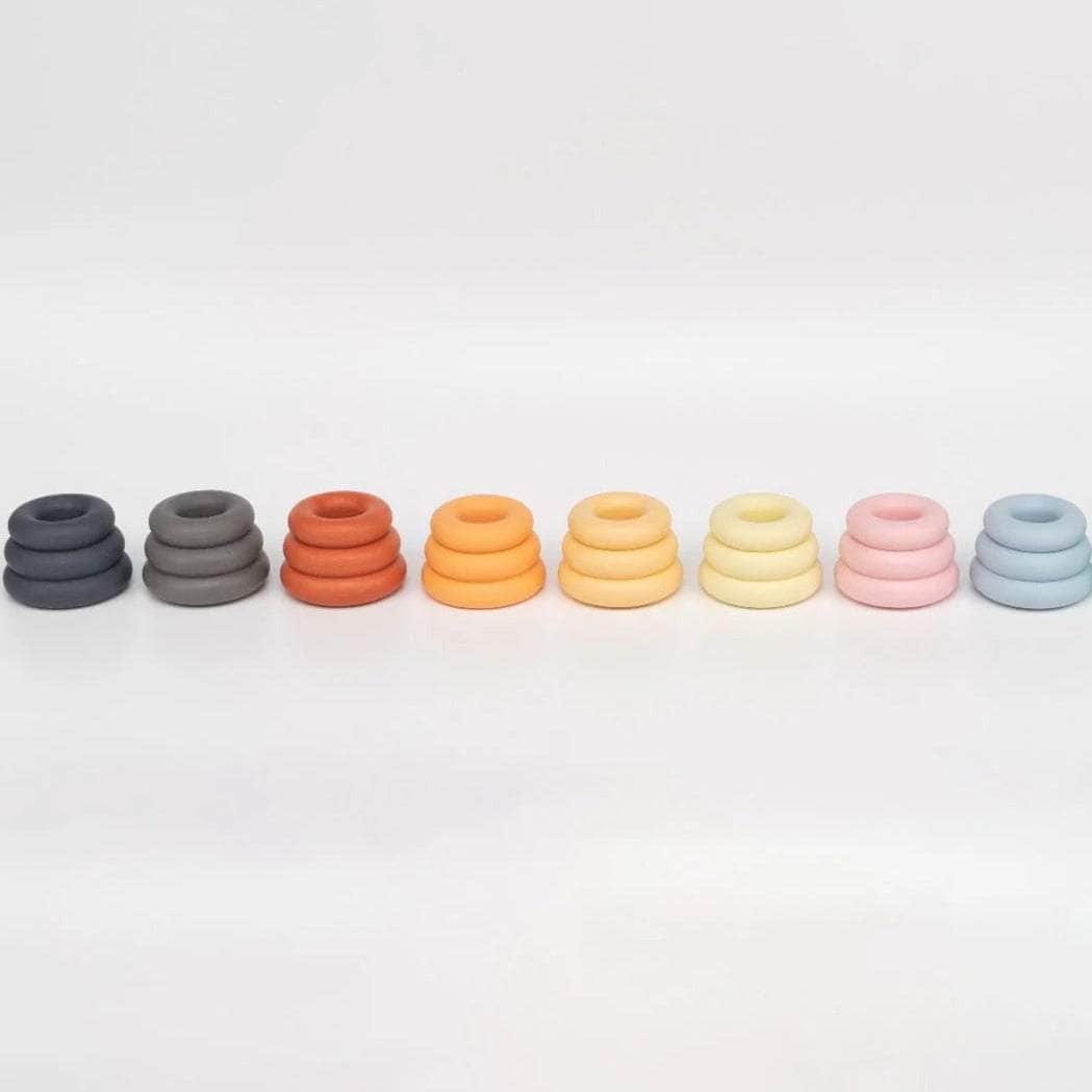 Charcoal Triple O Candleholder