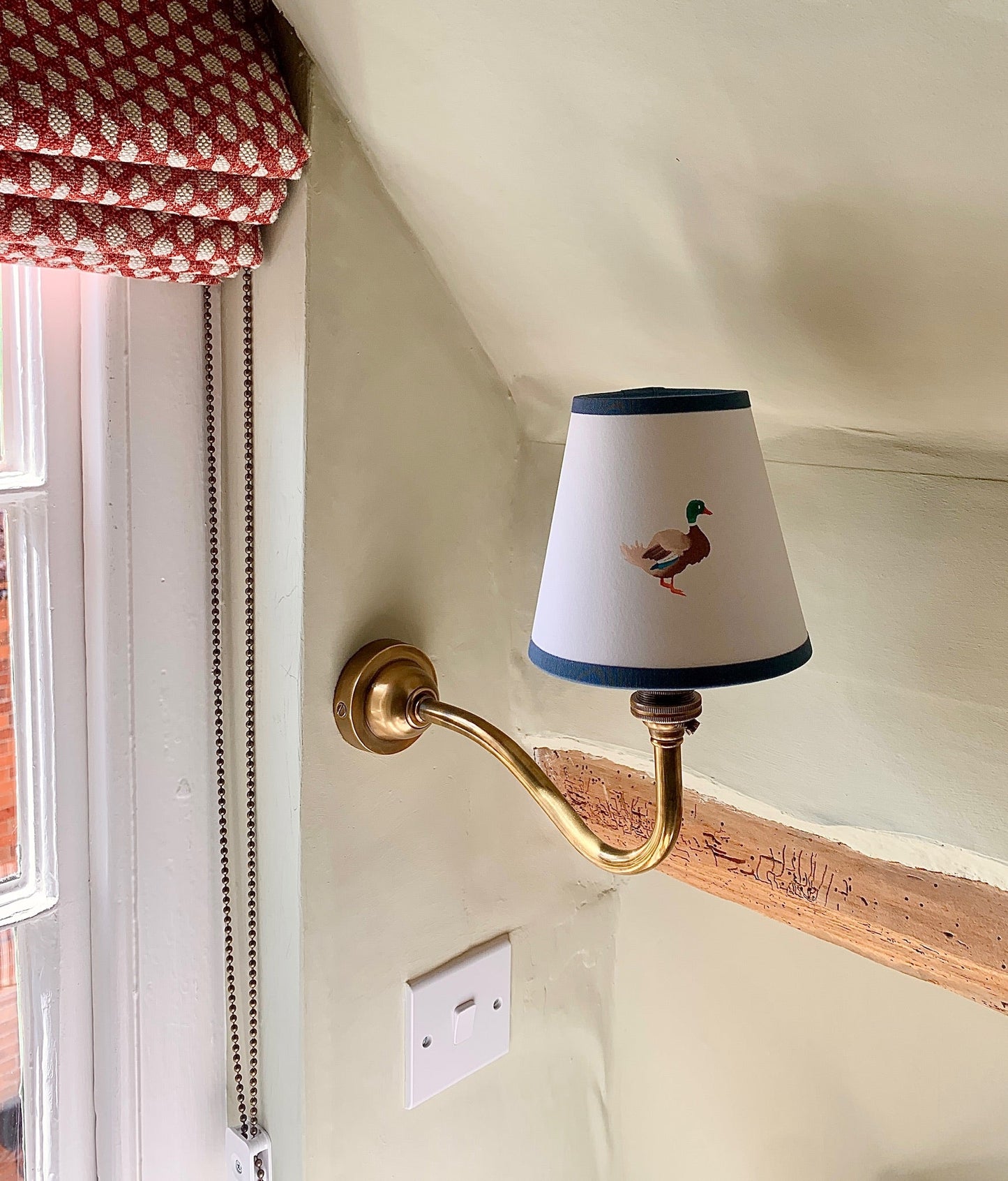 5” Candle Clip Lampshade Ducks In A Row – CLASSIC