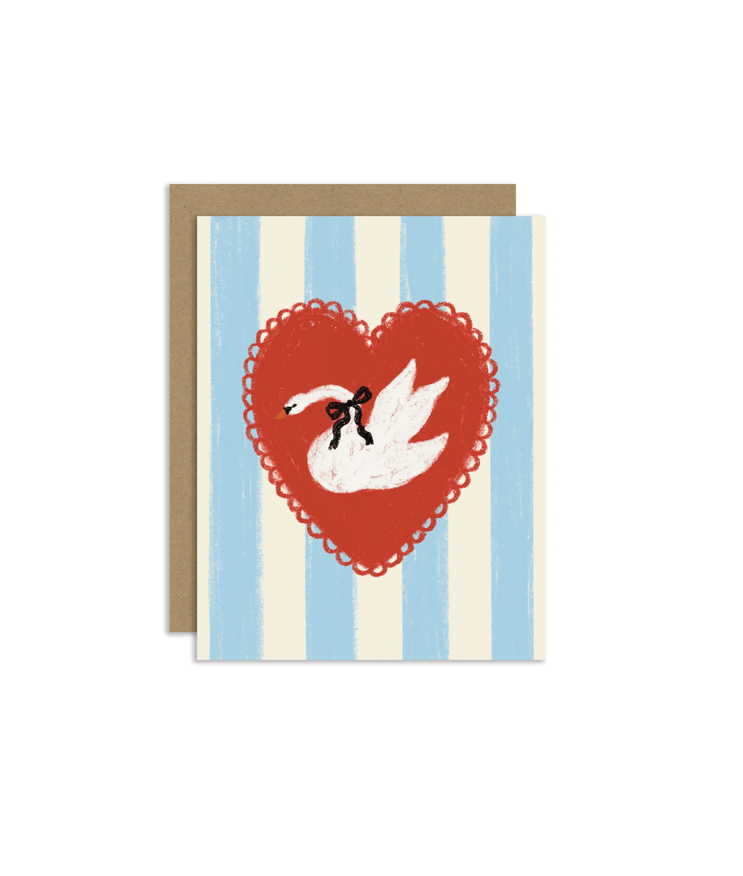Swan Greeting Card