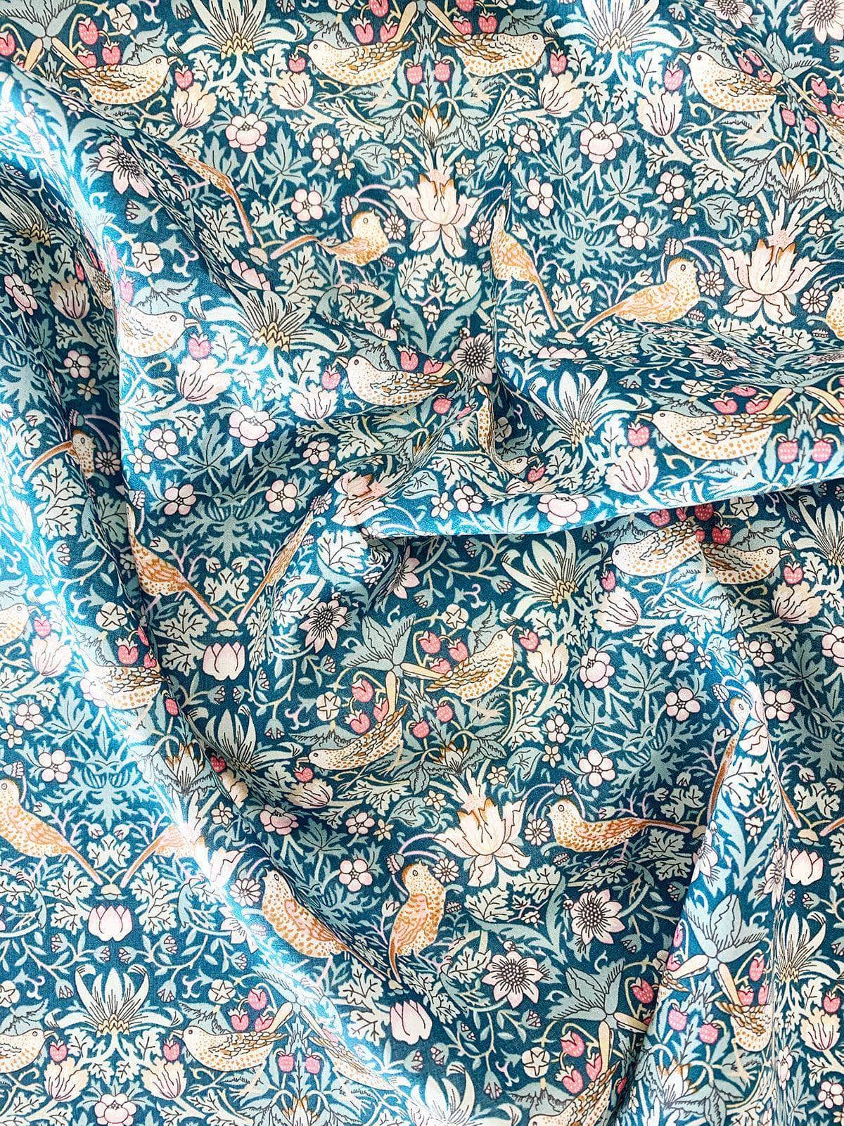 Oxford Pillowcase Made With Liberty Fabric Strawberry Thief