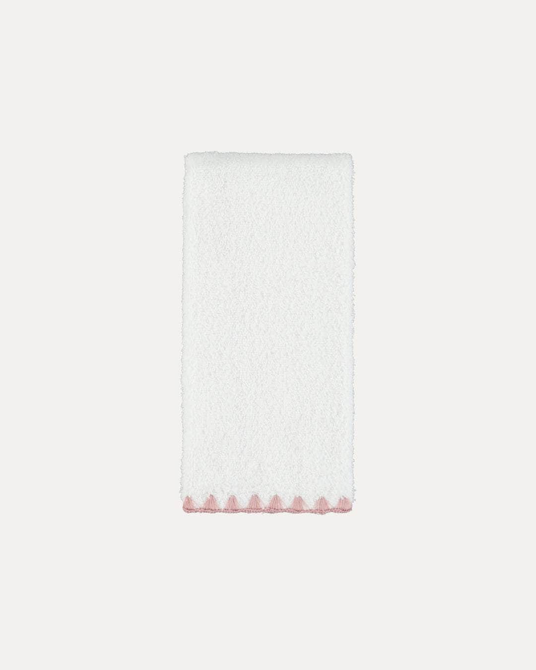 Bath Towel Shell White with Pink