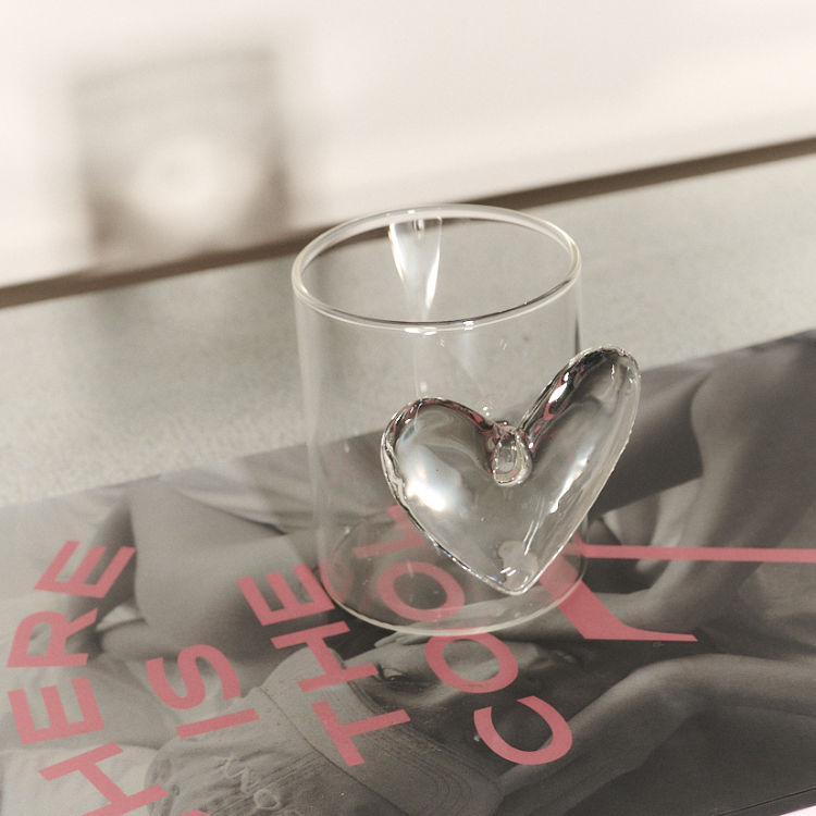 Heart Tumbler Clear