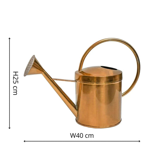 Indoor Kensington Traditional Copper Watering Can H25Cm W40Cm