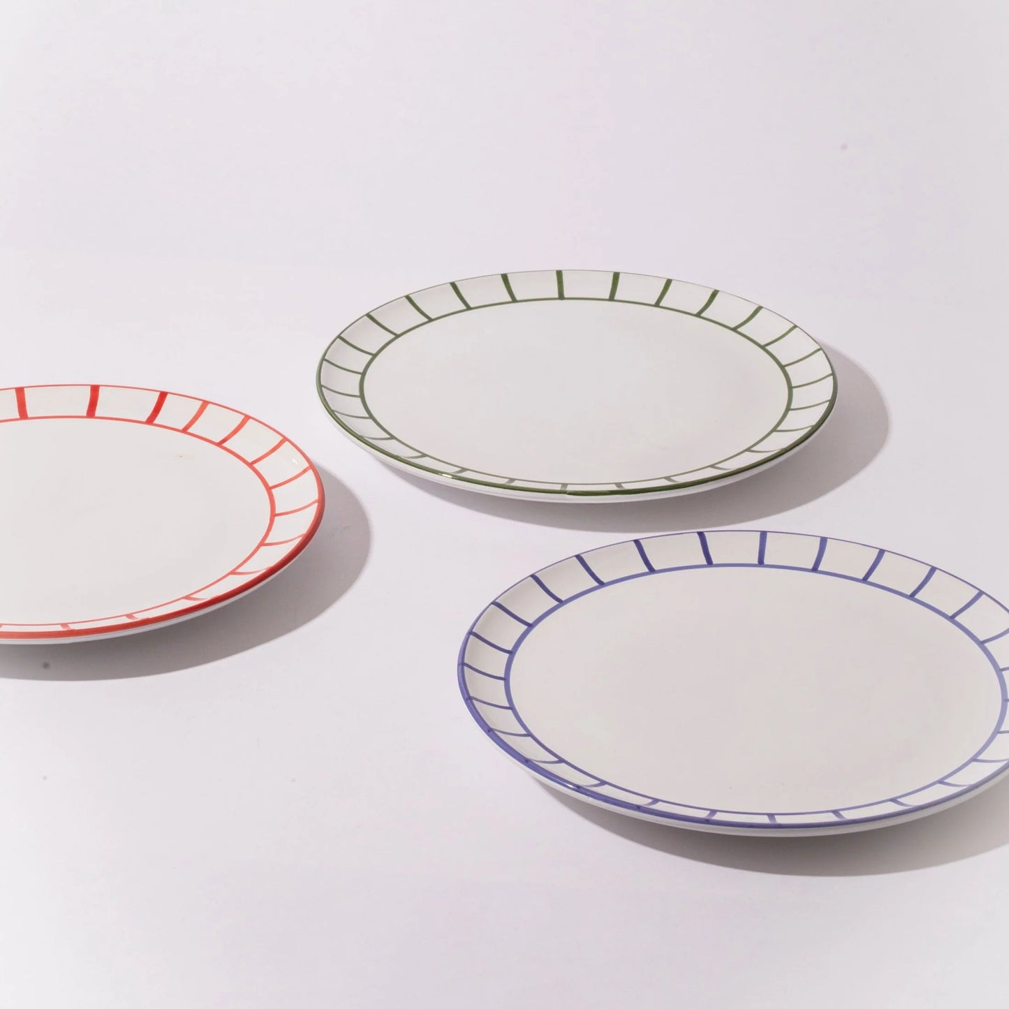 Dinner Plate - Royal Blue Fence