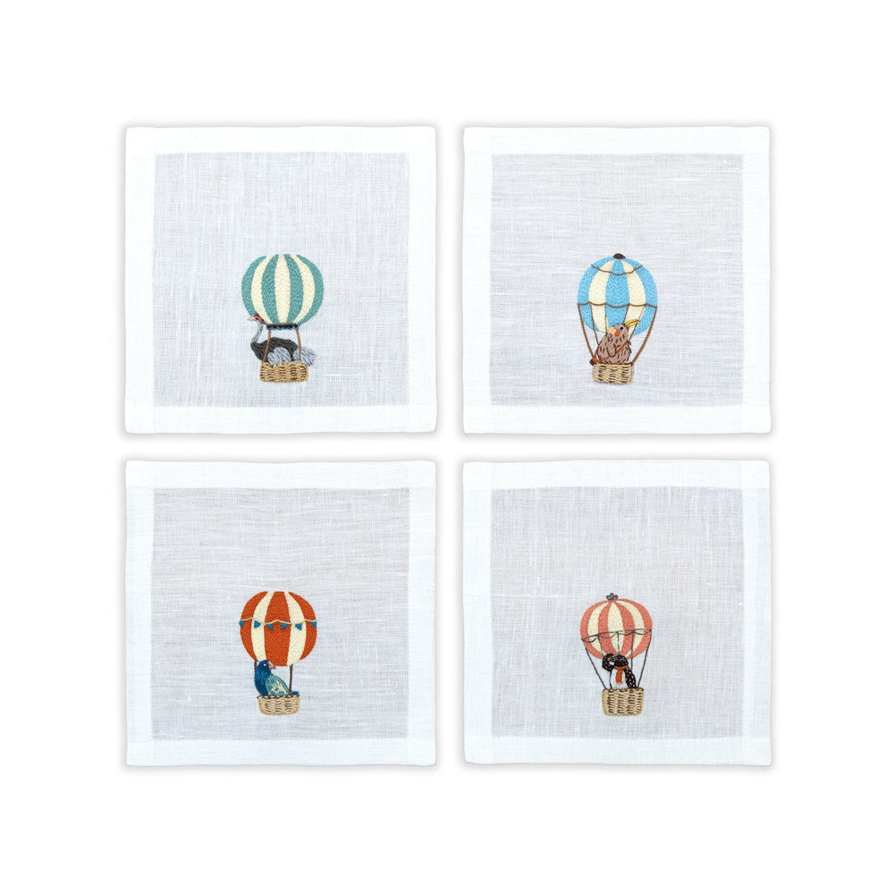 Balloon Safari - Cocktail Napkins (Set of 4)