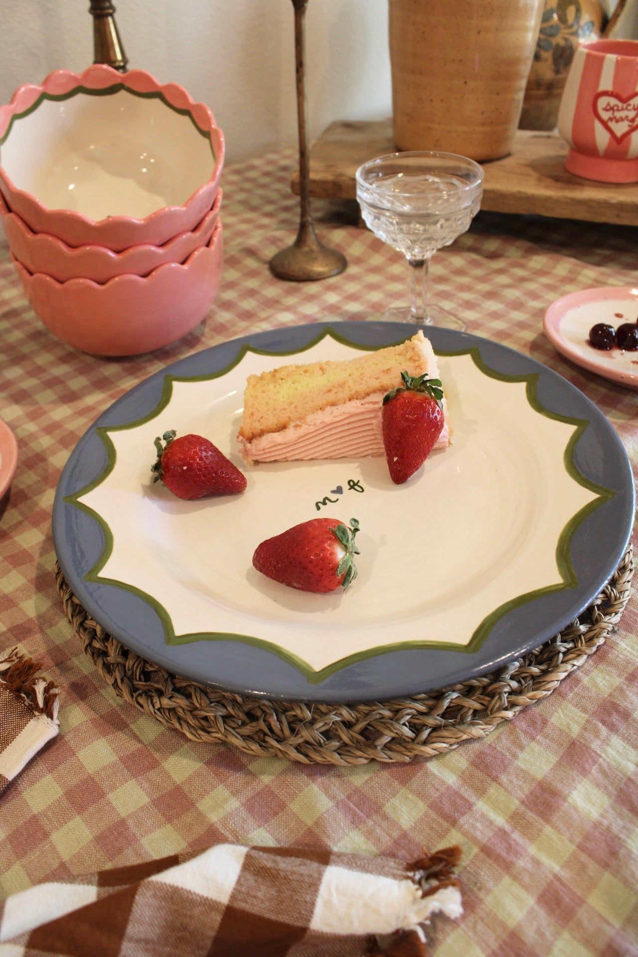 Hand-painted Custom Dinner Plates