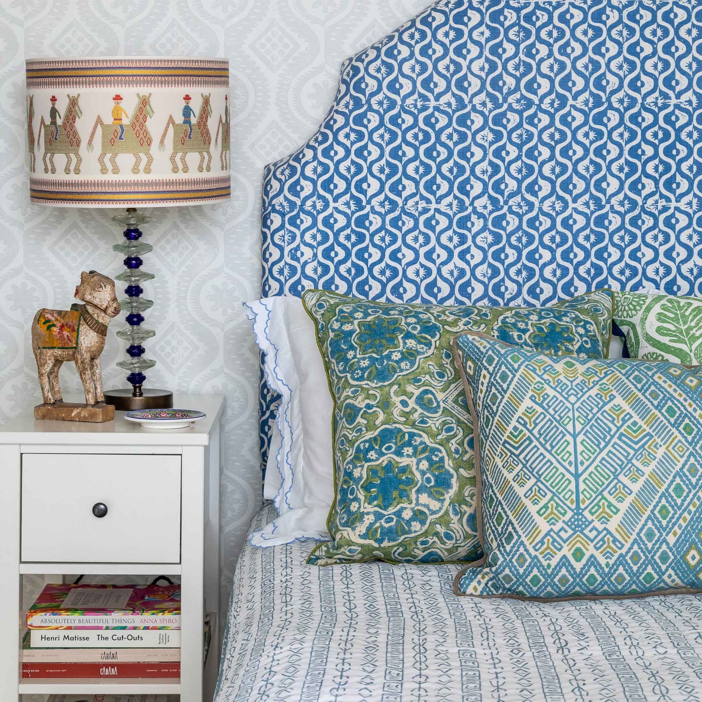 Double Tapa Kahala Quilt Blue Green