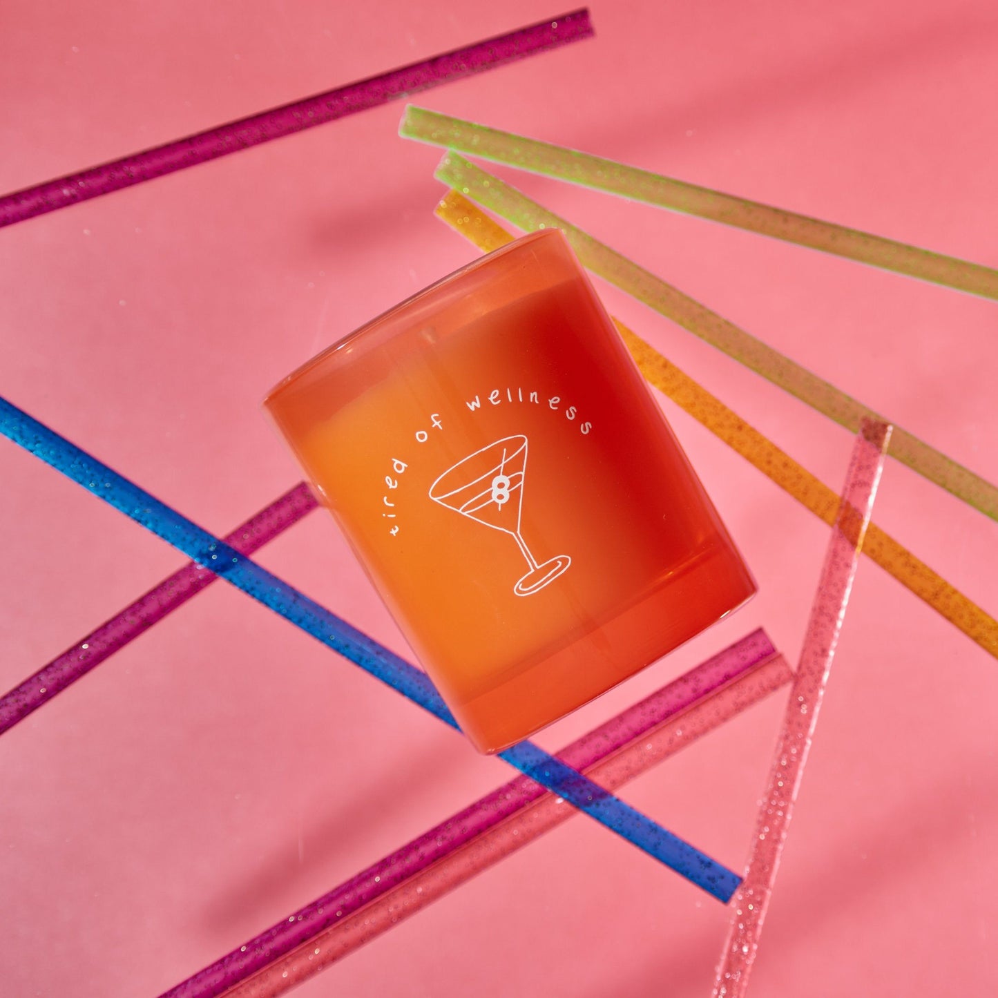 Vibe 'Tired of Wellness' | Tropical Fruit Punch Scented Candle