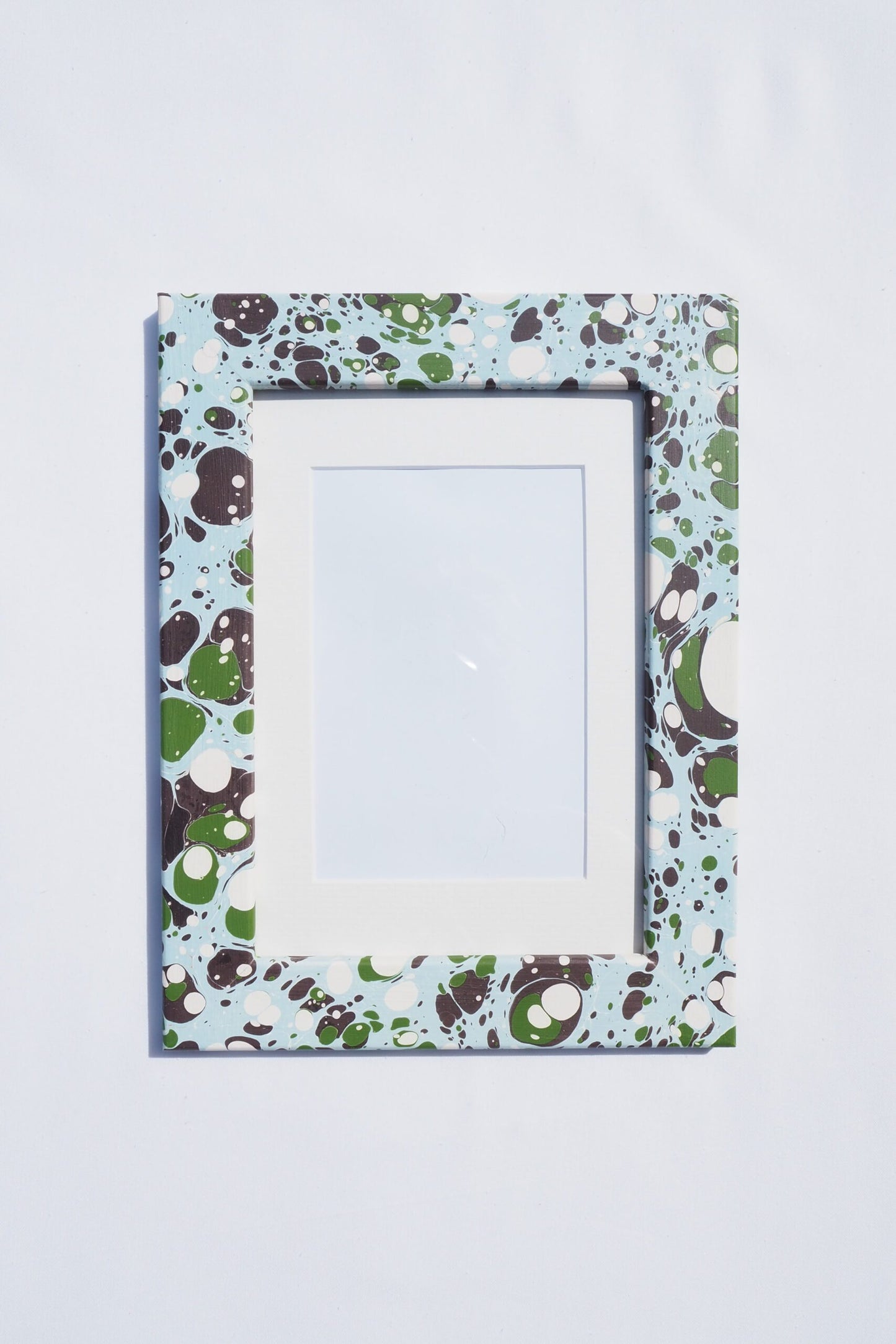 Hand Marbled Glacier A5 Frame