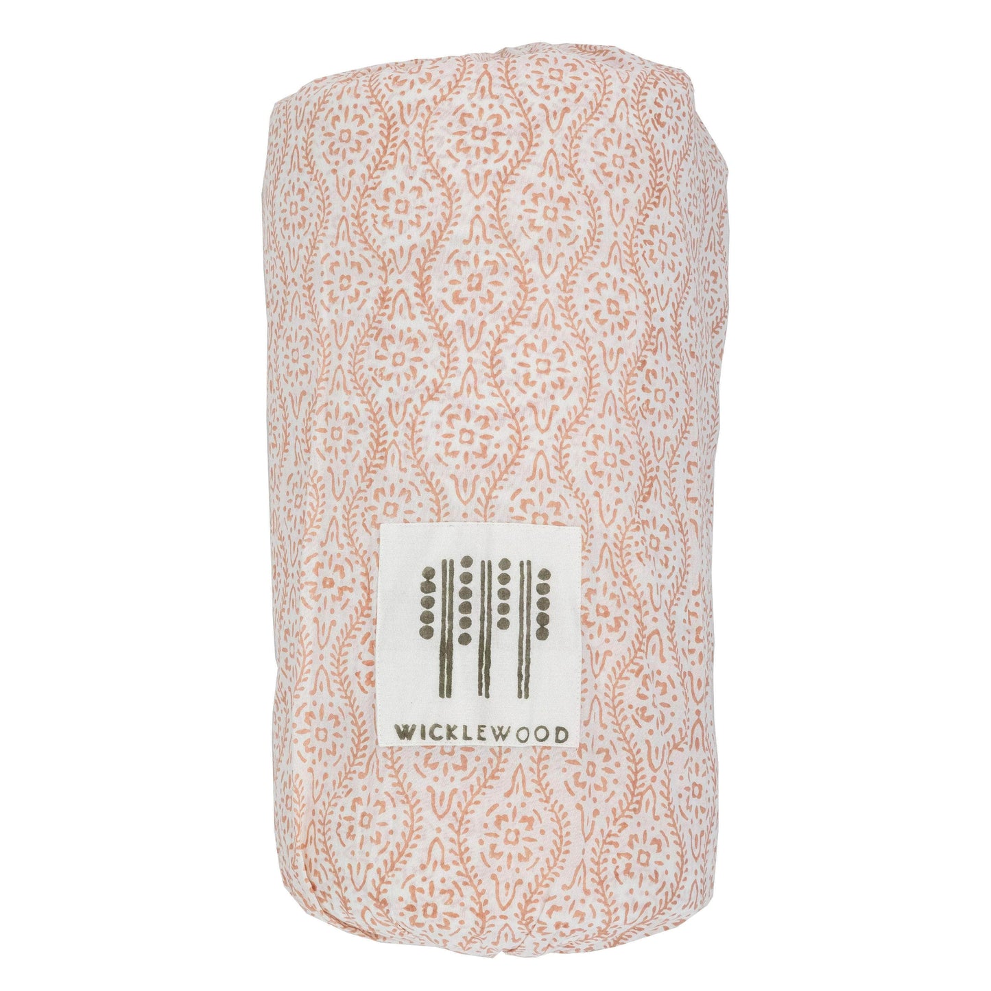 Single Floral Star Quilt Pink Blue