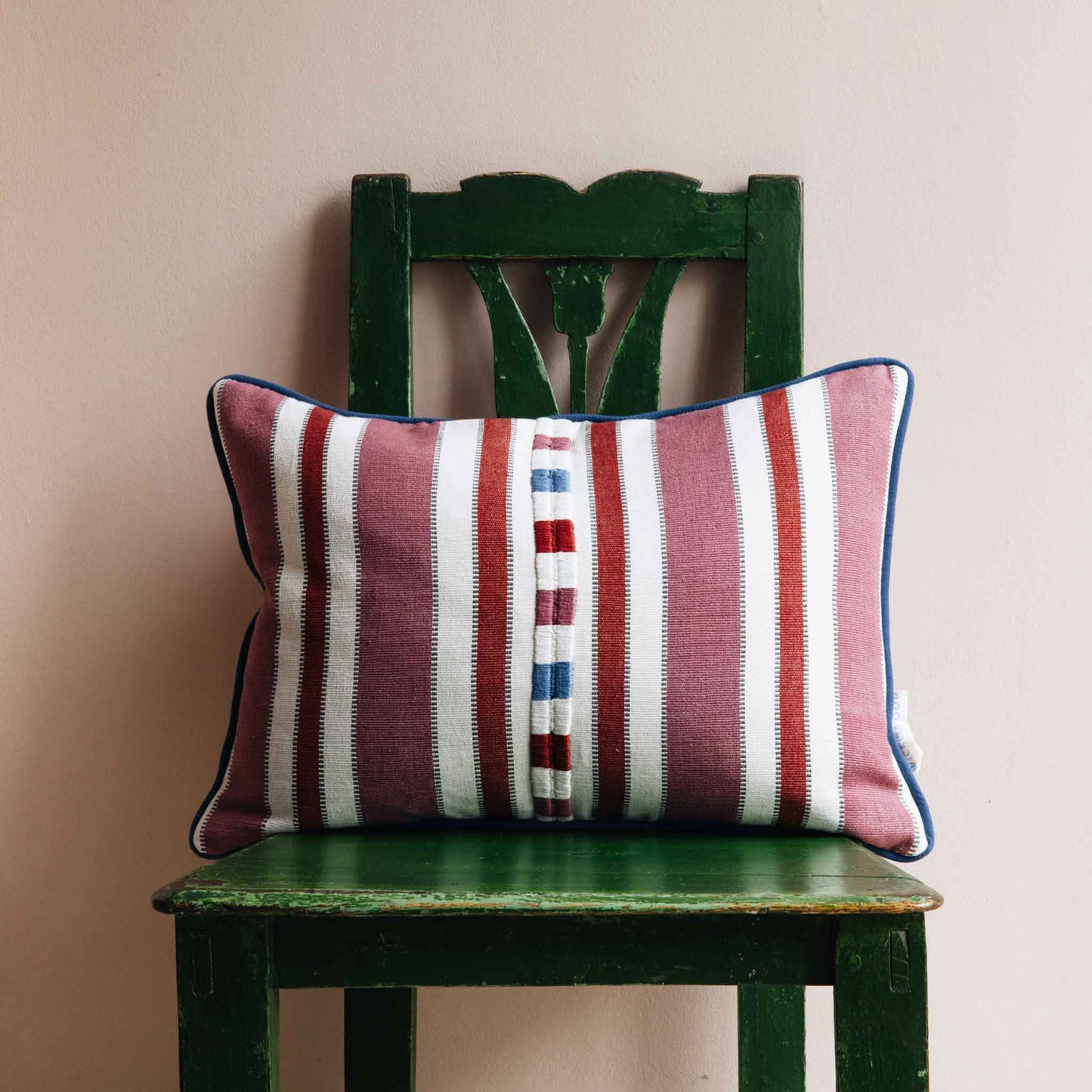 Raya Pink Red Oblong Cushion