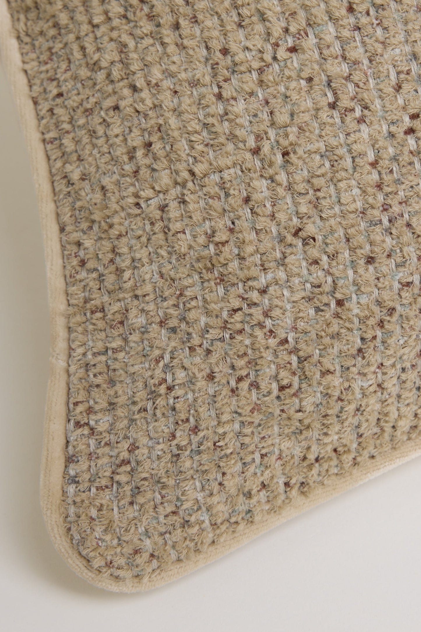 Plush Cushion Cover - Light Neutral