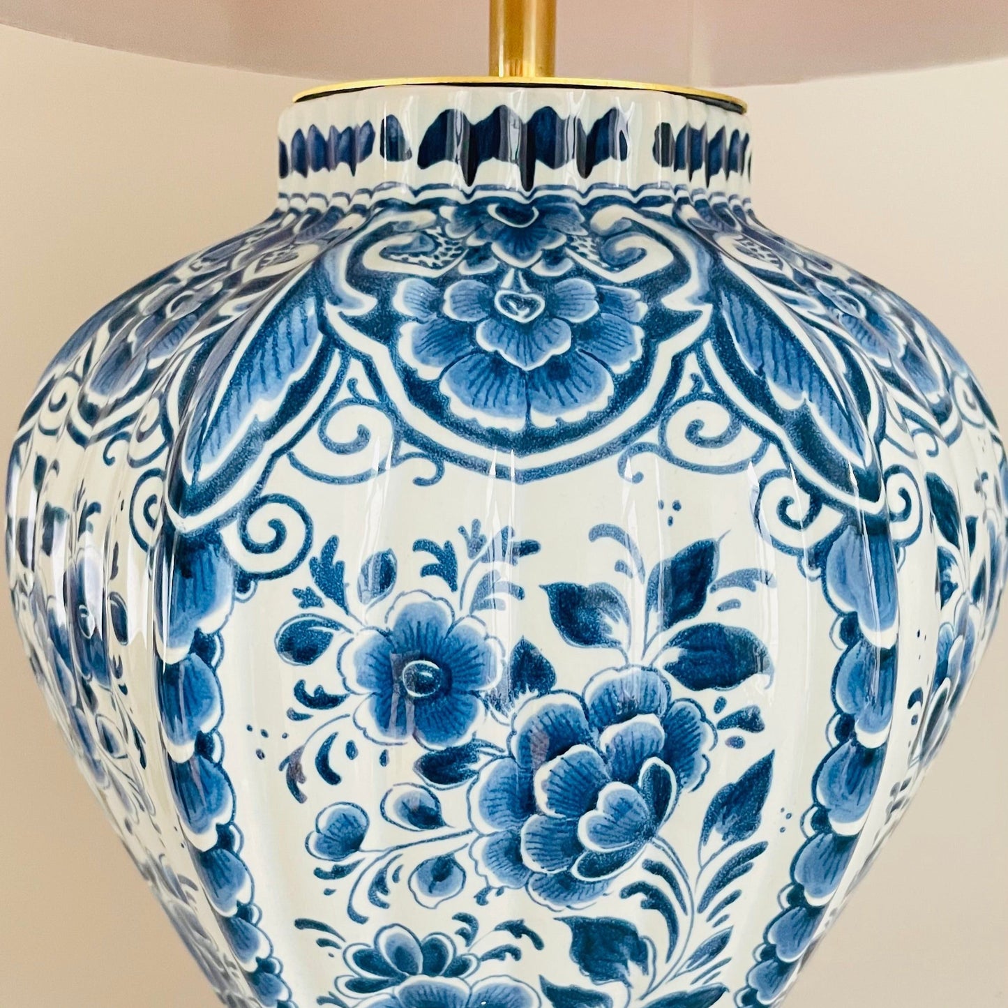 Antique Delft Lamp