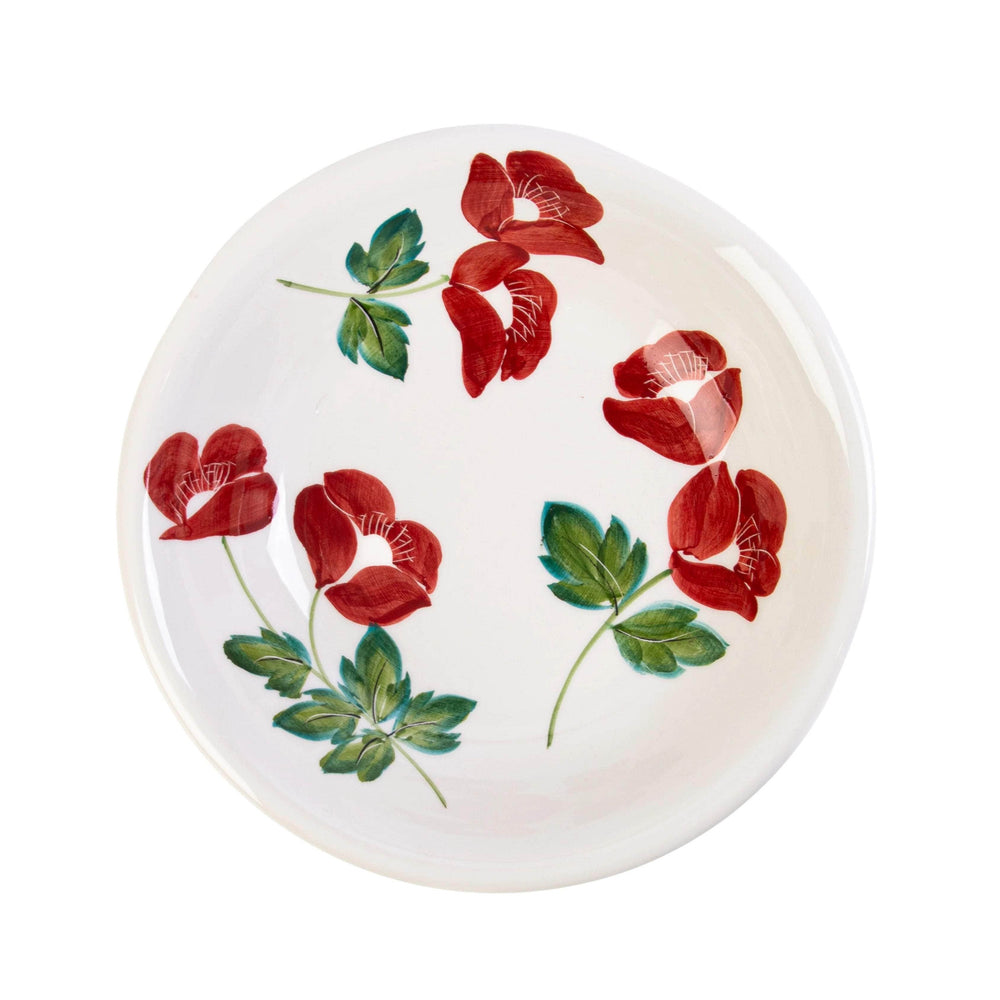 Scarlet Floral Spaghetti Bowl