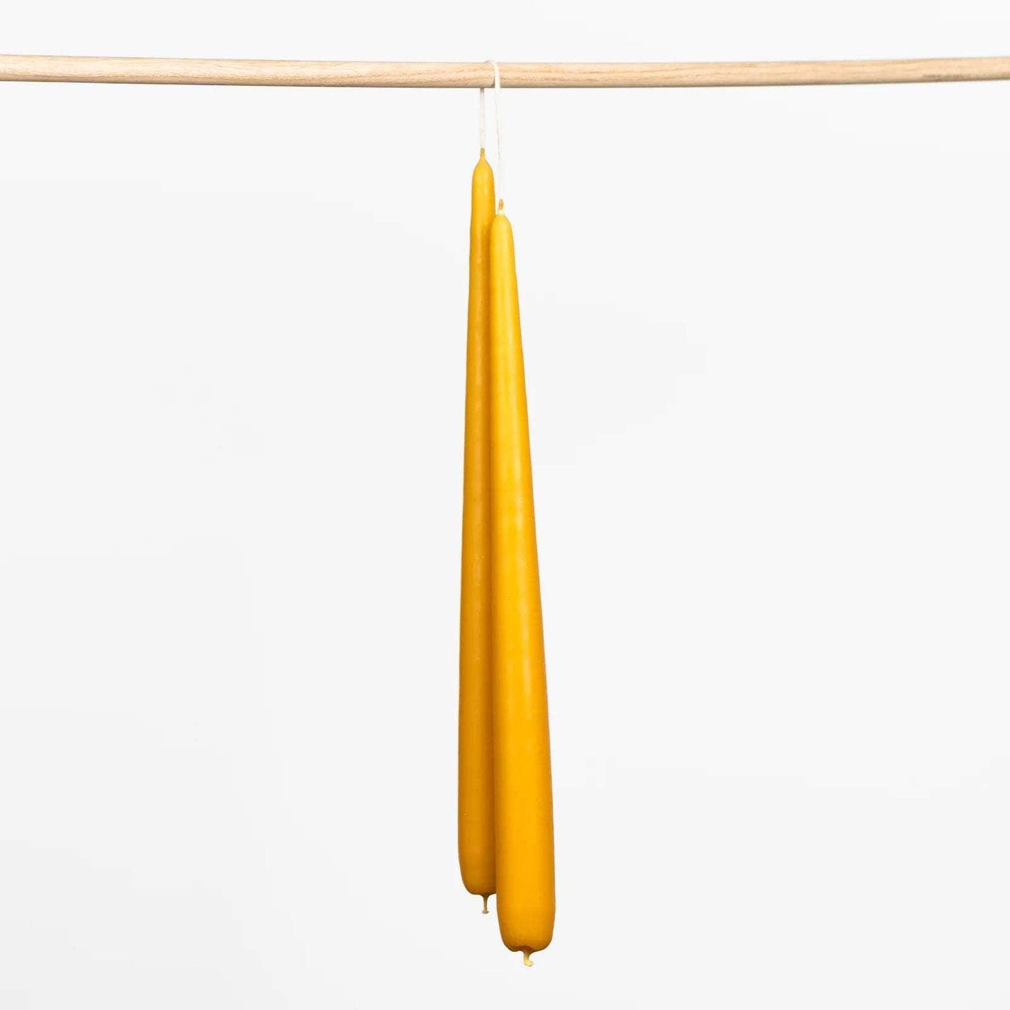 Curry Tapered Candles - Set of 2