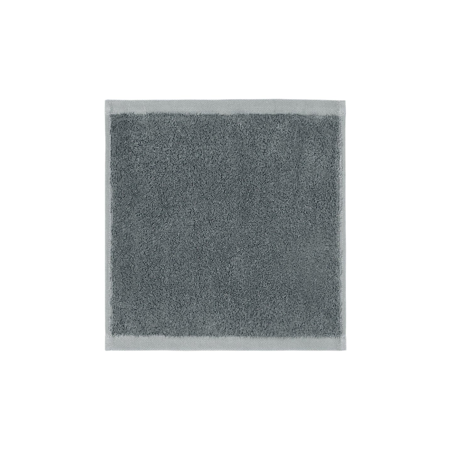 Organic Cotton Face Towel - Slate Grey