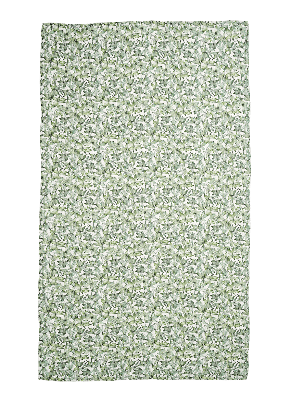 Hellebore Leaves Linen Tablecloth