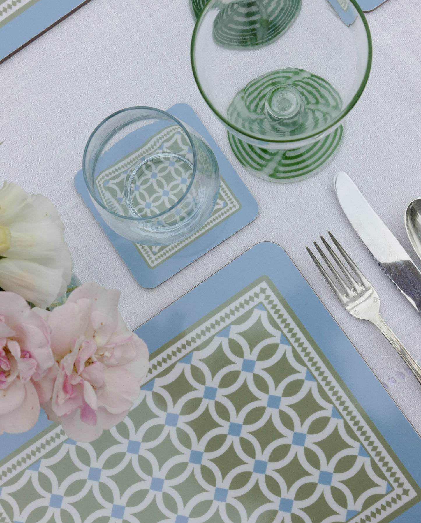 Lattice Set of 6 Coasters