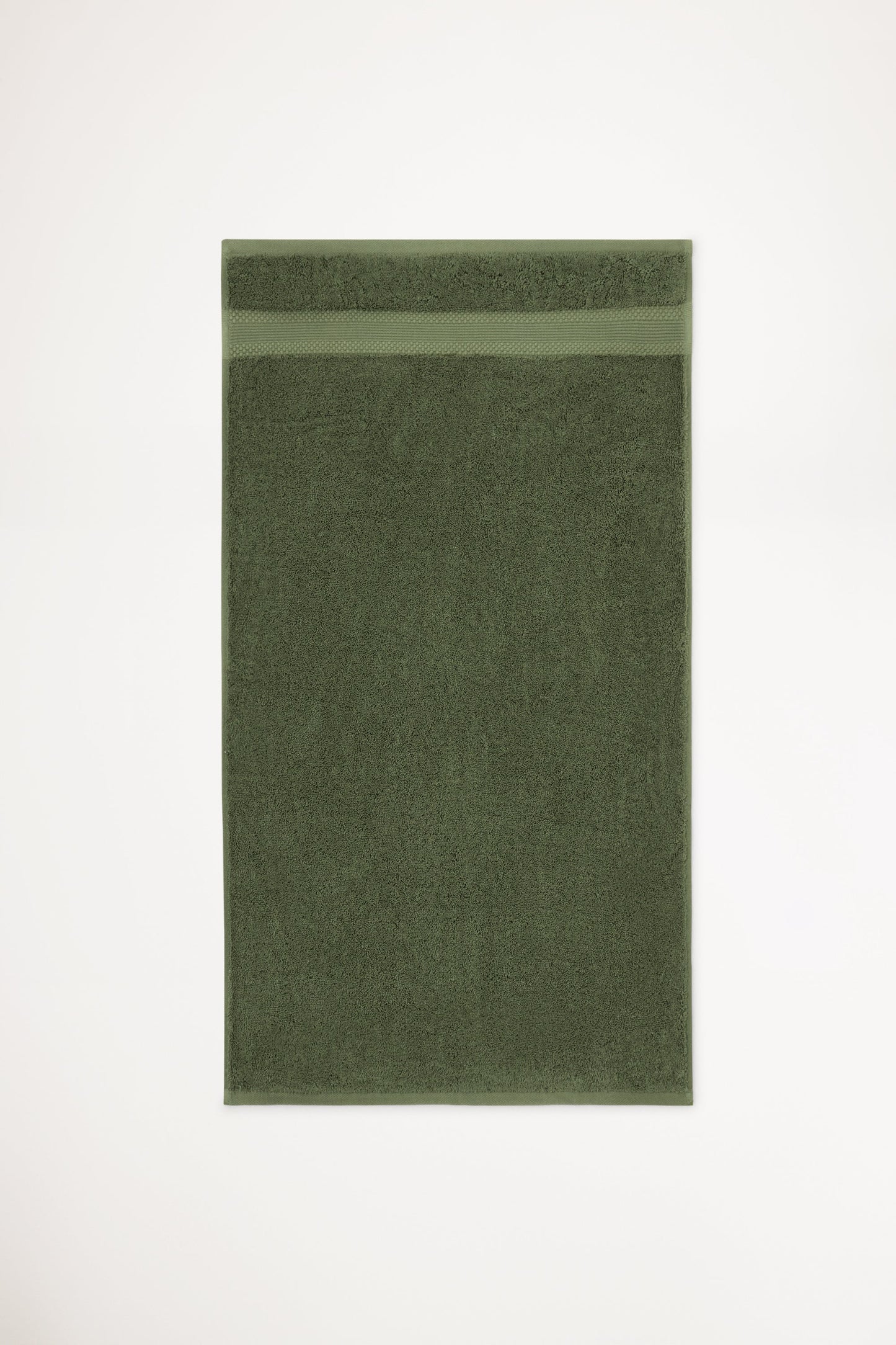 Organic Cotton Hand Towel - Forest Green