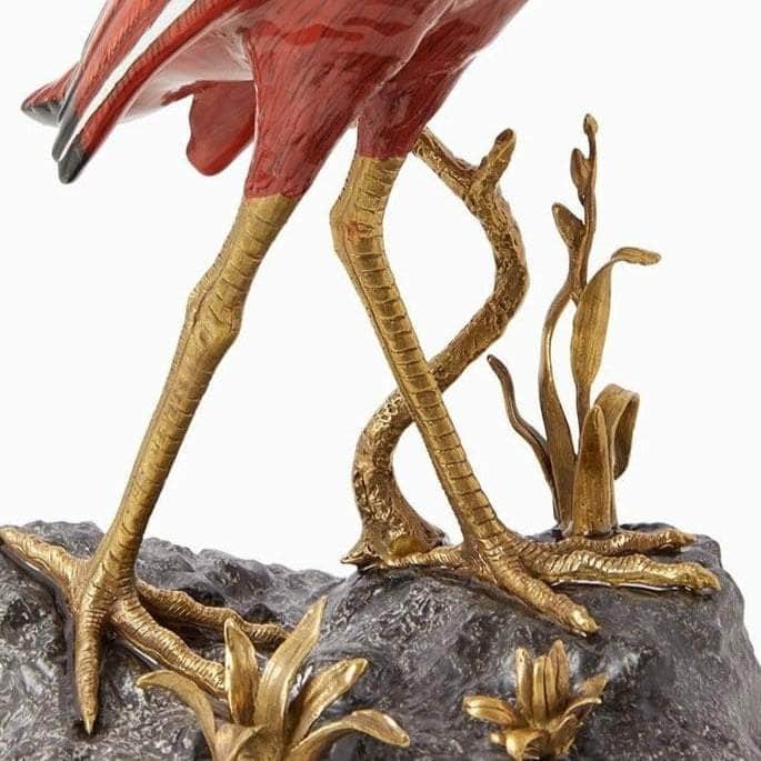 Red Bird Candle Holder