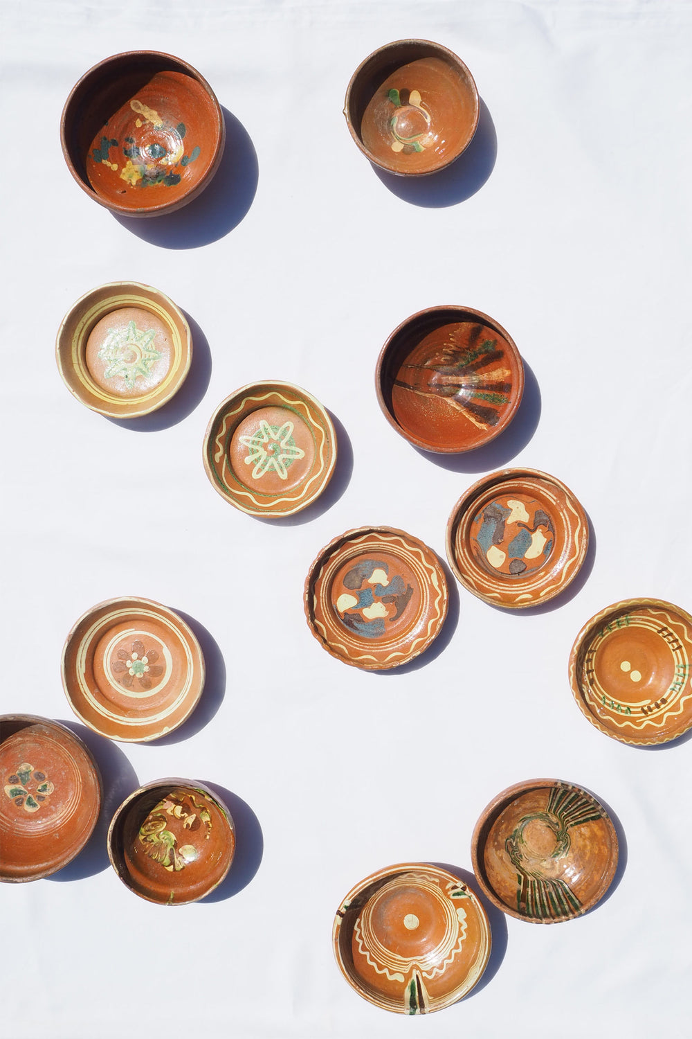 Vintage Romanian Pair of Dishes