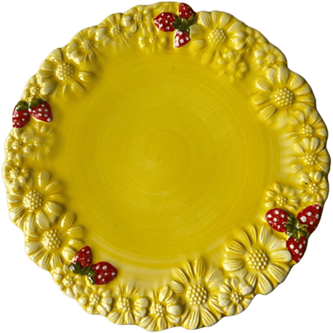Nonna Platter Yellow 36cm